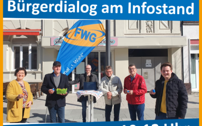 13.05.2023 FWG-Bürgerdialog am Infostand