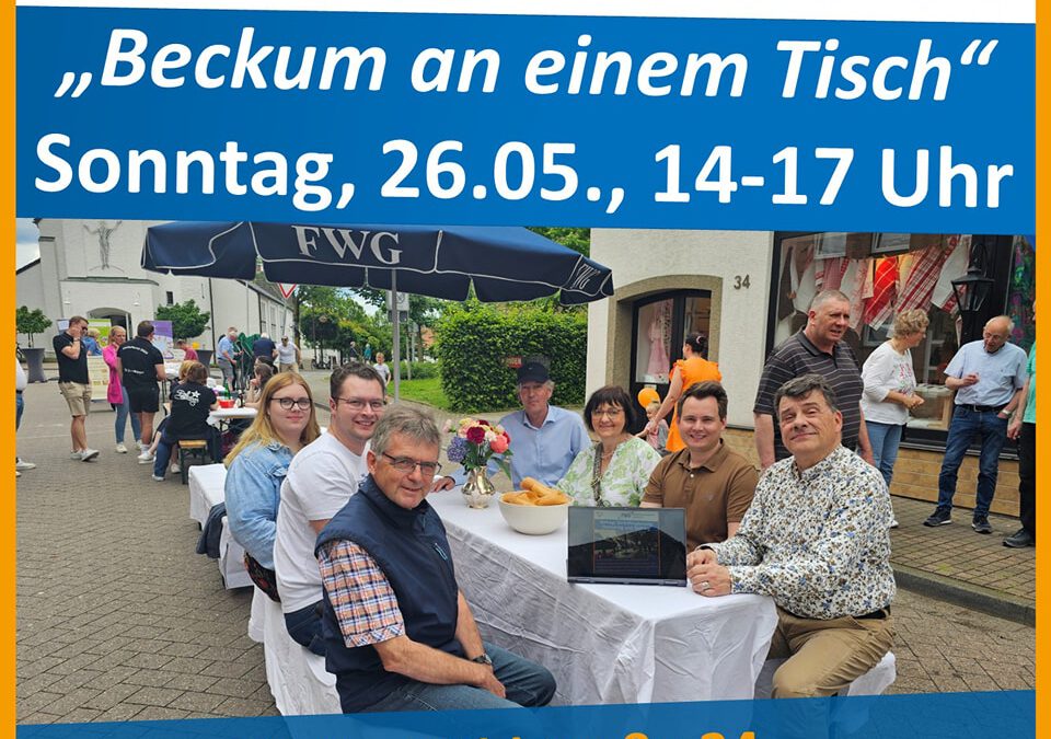 26.05.2024: Ganz Beckum an einem Tisch